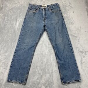 Vintage Levi's Jeans Mens 34x30 Blue Denim Regular Fit Medium Wash Straight Leg